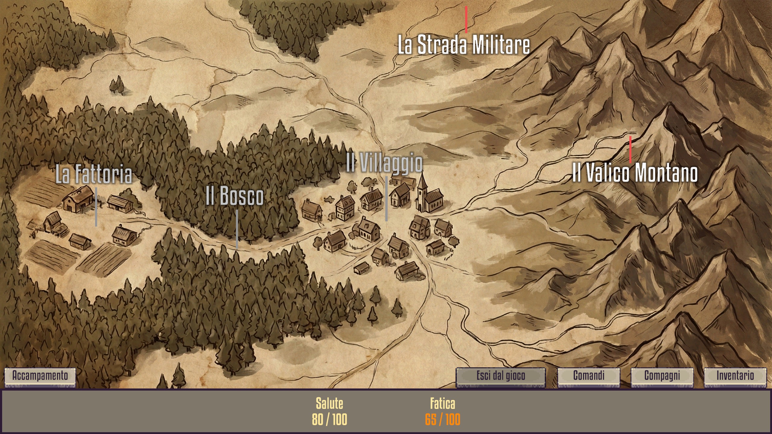 Beyond The Line - Map