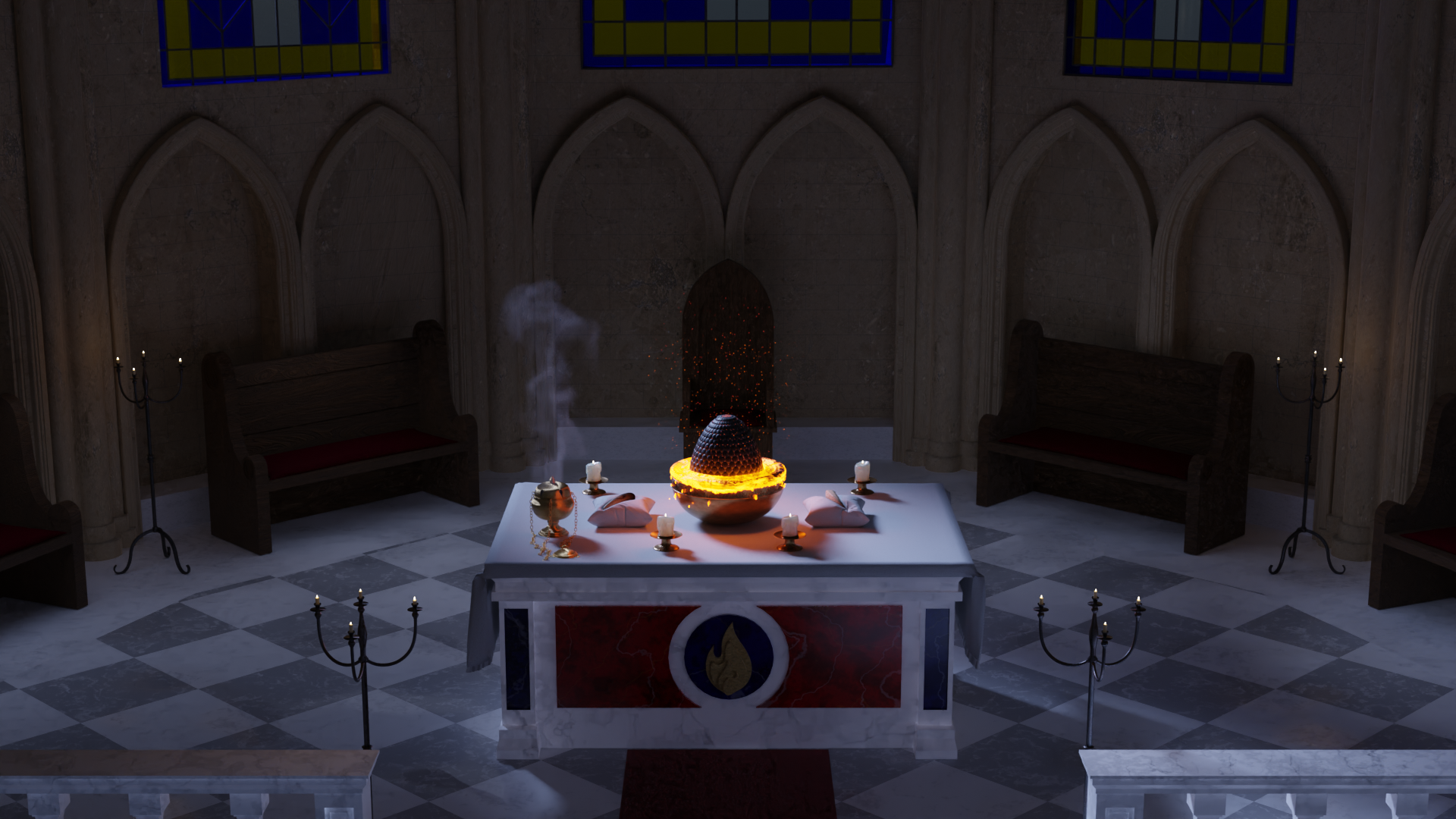 Dragòn 3D Environment - Render Screenshot