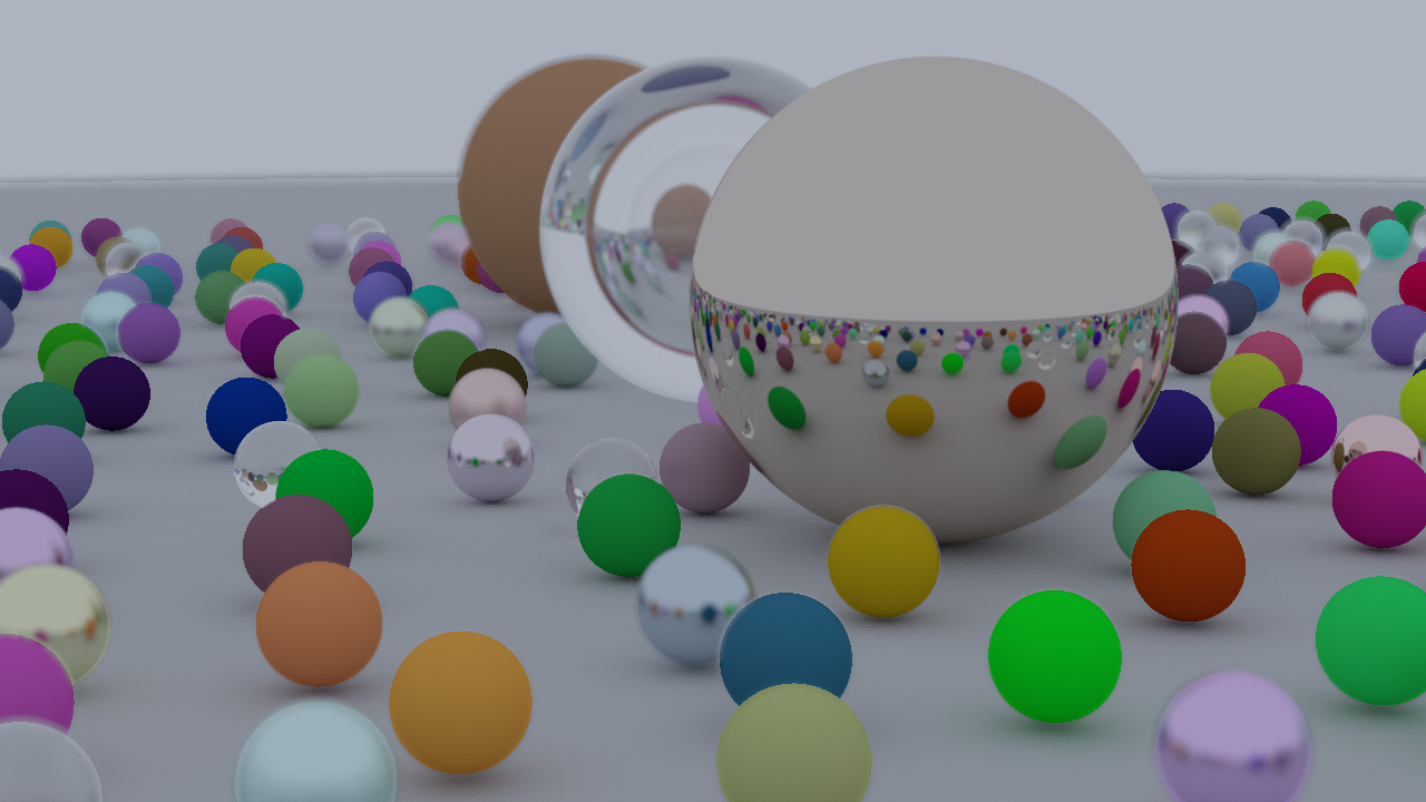 Spheres Scene Render
